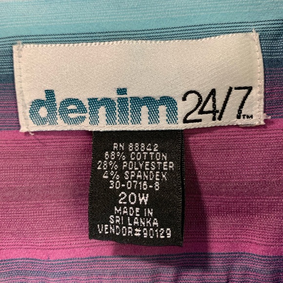 VINTAGE Vibrant button up - Picture 2 of 4